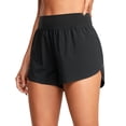 thumbnail image 1 of Shorts CRZ YOGA de Cintura Alta con Entrepierna de 7.5 cm Negro S, 1 of 6