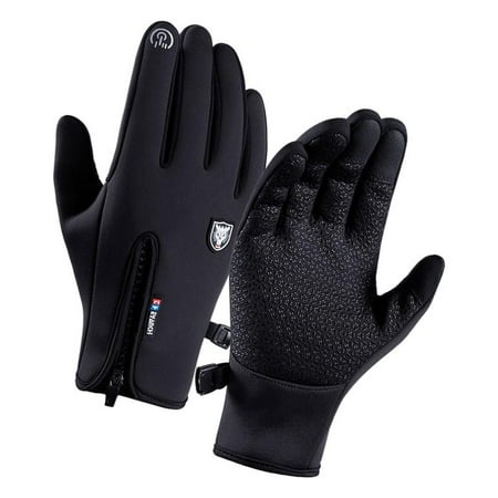 

Windproof Snow Shoes with Zipper Adjustable Antislip Reinforce Snowboard Gloves for The Outdoors Sportski Snowboarding Winter Ski