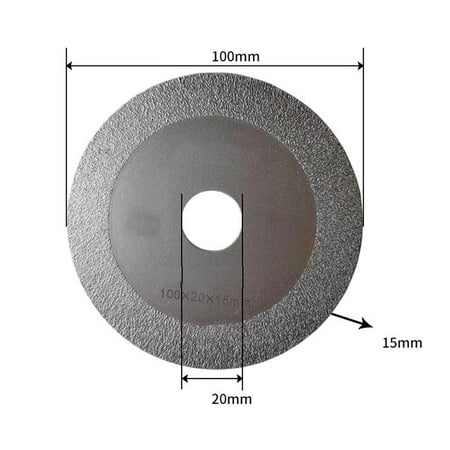 

1Pc Glass Cutting Disc 100Mm Saw Blade Diamond Marble Wine For Angle Grinder