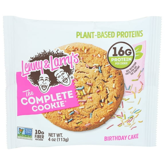 Pack of 12, Lenny & Larrys The Complete Cookie Birthday Cake, 4 oz