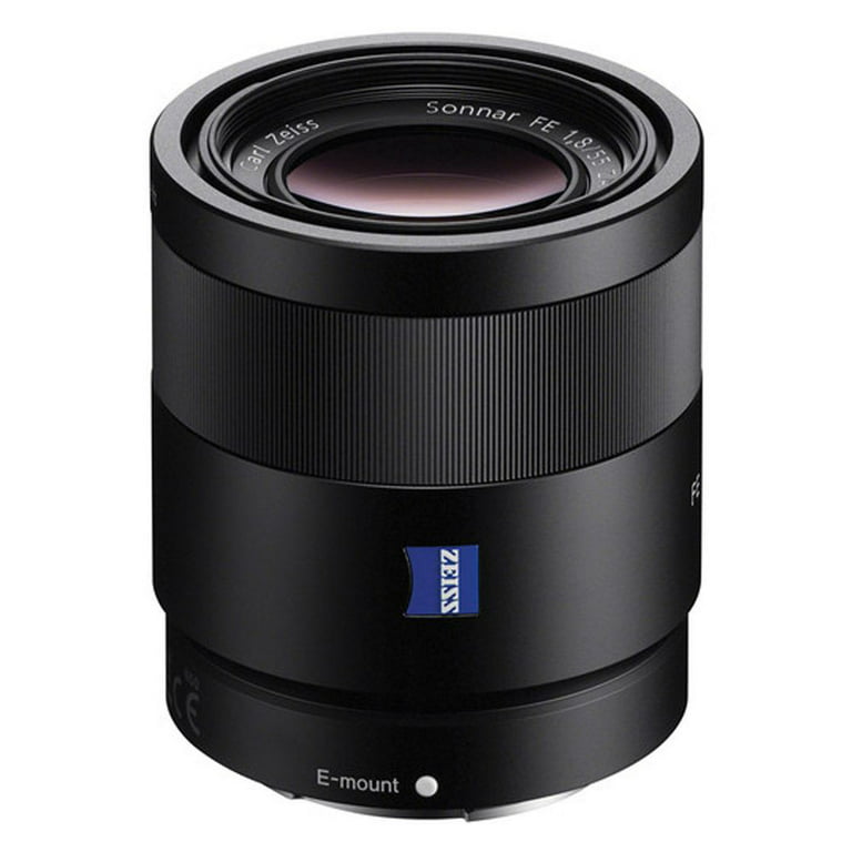 Sony Sonnar T* FE 55mm f/1.8 ZA Full-Frame Lens + Essential Accessory Kit