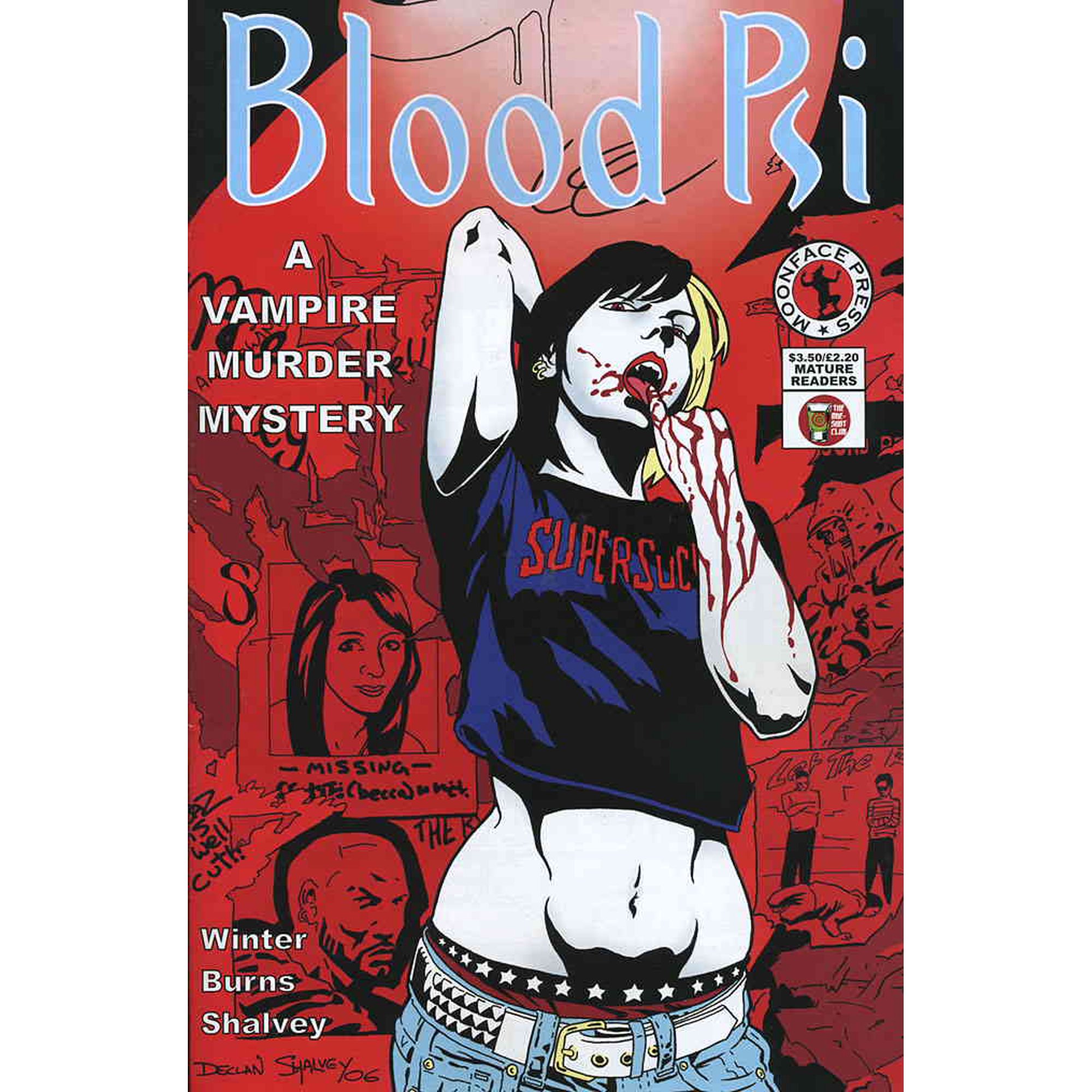 Blood Psi #1 VF ; Moonface Comic Book