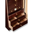 thumbnail image 4 of Charleston Swingdoor 7 Drawer Cigar Humidor - Gloss Cherry Finish - Capacity: 150, 4 of 8