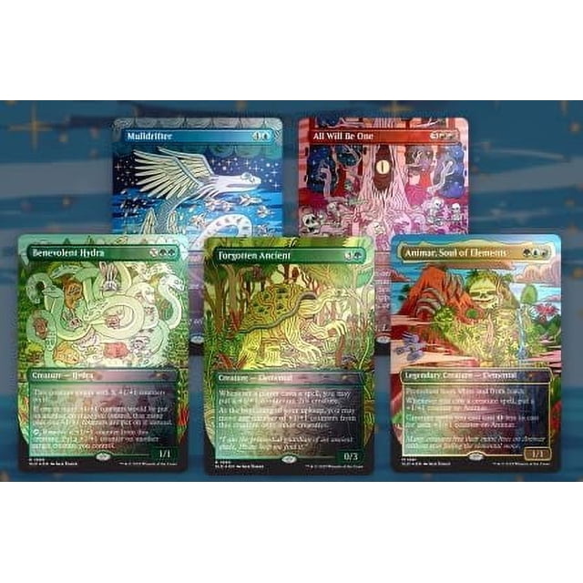 Magic the Gathering Secret Lair Animar & Friends - Rainbow Foil Edition