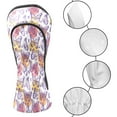 thumbnail image 3 of Golf Club Head Cover Waterproof Leather Golf Accessories HeadCovers Set Driver Headcover for Women Men Purple Butterfly, 3 of 5