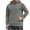 Gray, variant on Turilly Men's Solid Color Corduroy Hoodie Men's Drawstring Hoodie Long Sleeved