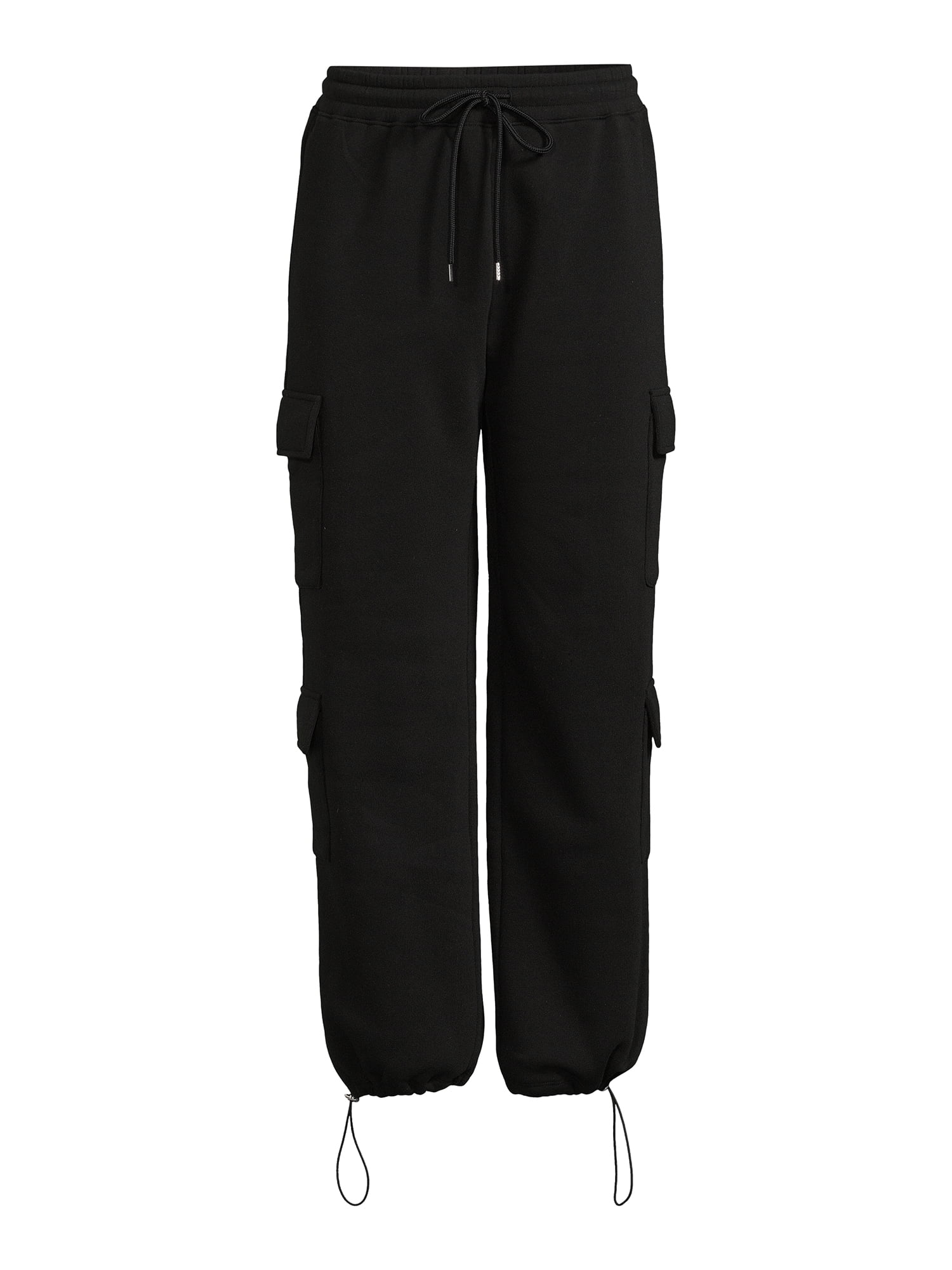 No Boundaries Women's Juniors Pull On Knit Cargo Joggers, Sizes XS-3XL