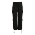 thumbnail image 6 of No Boundaries Women's Juniors Pull On Knit Cargo Joggers, Sizes XS-3XL, 6 of 6