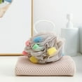 thumbnail image 4 of Bath Mesh Shower Body Scrubber | Soft Foam Exfoliating Bath Sponge | Quick-Dry PE Material | Hanging Loop | Multiple Colors | For Sensitive Skin | 1 Pack | 12x12x12cm, 4 of 6