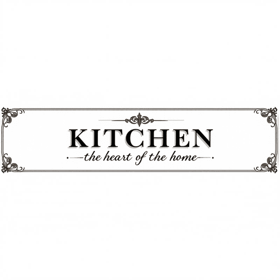 Kitchen Tin Sign - 16x4 Inches Vintage Kitchen Decor for Wall, Suitable for Kitchen, Dining Room, Pantry | kitchen signs, retro kitchen decor, vintage kitchen decor