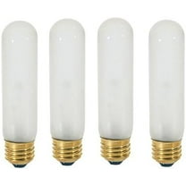 25T10/120V -Tubular - 120V - Medium (E26) Base - Incandescent Light Bulb (Frosted, 25 WATT-4 Pack)$$Tools