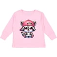 thumbnail image 3 of Inktastic Soccer Raccoon Girls Long Sleeve Toddler T-Shirt, 3 of 5