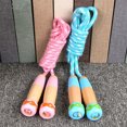 thumbnail image 2 of 8.9ft Kids Jump Rope Adjustable Ergonomic Wood Handle Skipping Rope Jumping Rope, 2 of 3