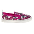 thumbnail image 2 of Hello Kitty Little Kids Girls Slip On Canvas Sneakers - Color: Fuchsia, Size: 12, 2 of 9