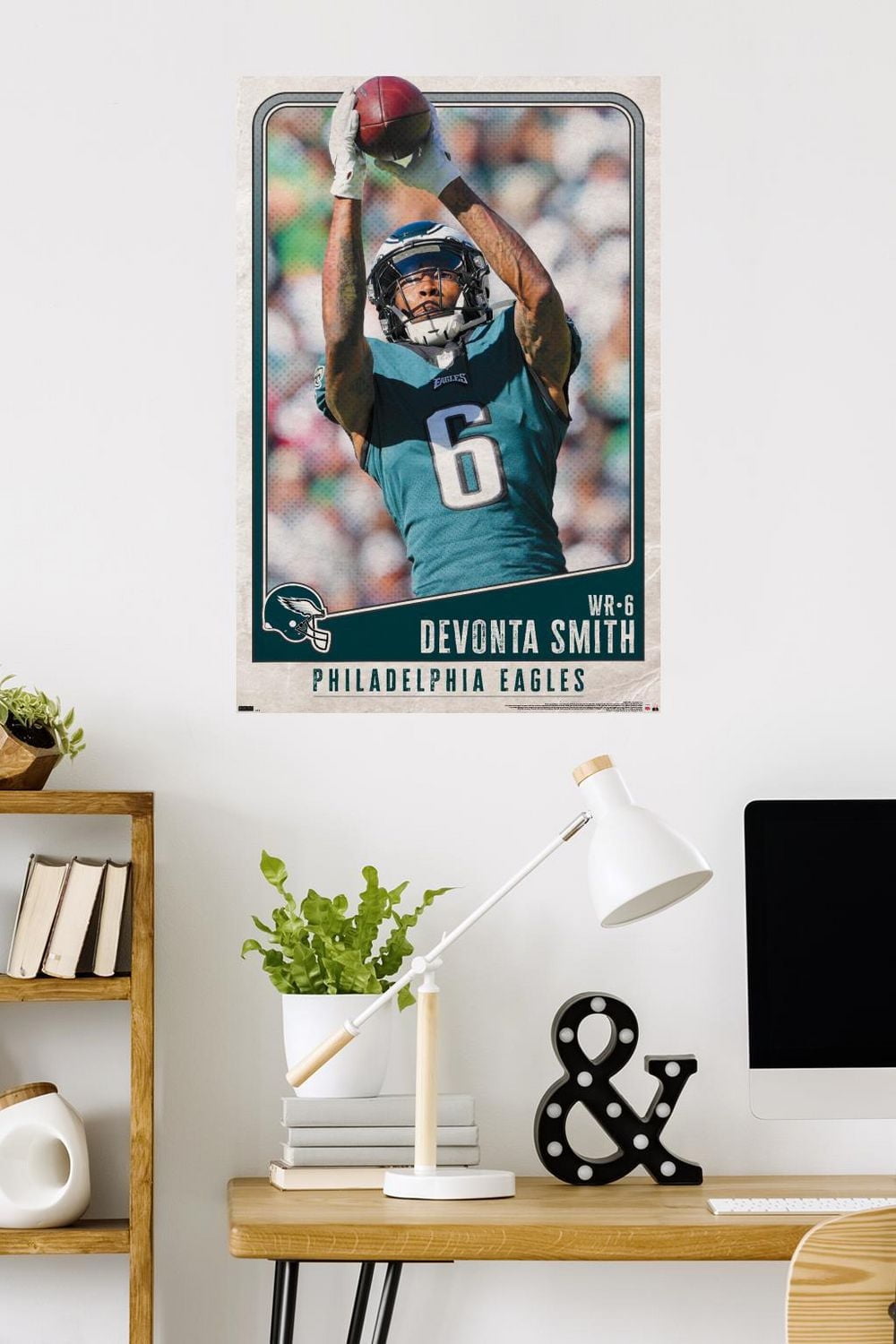 NFL Philadelphia Eagles - DeVonta Smith 22 Wall Poster, 22.375" x 34"