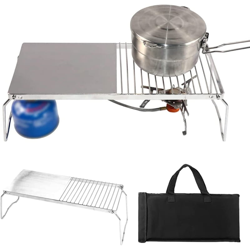 Campfire Grill,Bbq Grill,Folding Leg Campfire Grill Grate,Stainless
