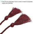 thumbnail image 4 of 67inch Graduation Honor Cords, 8Pcs Graduation Cords Tassel Graduation Ropes Bright Color DIY, Red, 4 of 5