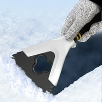 BZPIZ Snow Scraper with Brush,5 In 1 Snow Brush with Squeegee and Ice Scraper for Car Windshield Detachable Car Snow Shovel with Grip,Snow Removal Tools for Car Windshield