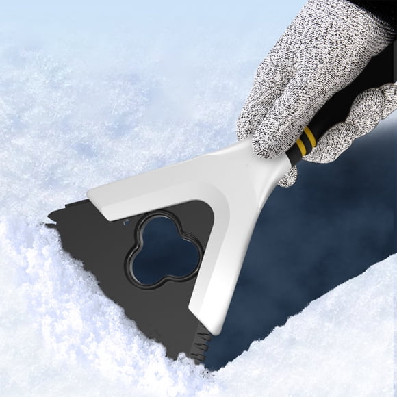 Car Snow Shovel with Ice Scraper and Squeegee | Detachable Auto Snow Brush with Foam Grip | Car Windshield Snow Removal Tool for Vehicle Winter Use