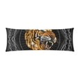 thumbnail image 1 of YUSDECOR Tigers Face Body Pillow Pillowcase Pillow Protector Cushion Cover 20x60 Inch, 1 of 1