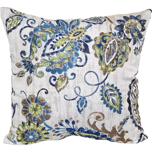 Better Homes and Gardens Painterly Jacobean Decorative Pillow, Multi