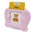 thumbnail image 1 of Tarjetas didácticas con palabras del alfabeto para niños de 3 a 8 años, juguete interactivo educativo para niños y niñas, regalos de cumpleaños, juguetes para terapia del habla en edad preescolar, 1 of 5