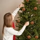 thumbnail image 4 of Adornos de bolas de terciopelo, 6 piezas, 3,15 pulgadas, para árbol de Navidad, baby shower, primera Navidad, fiesta de cumpleaños de niña., 4 of 5