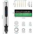 thumbnail image 2 of Wiher Electric Engraving Pen Kit with 42 Bits, Mini Electric DIY Engraver Cordless Rotary Tools Portable Engraving Tool for Jewelry Wood Metal Stone Plastic Glass Etching (Silver), 2 of 7