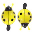 thumbnail image 1 of Miangastore 8.50X5.00X5.00CM 2Pcs Yellow Ladybug Bike Bells with Clear Ring Tone for Kids Cycles, 1 of 8