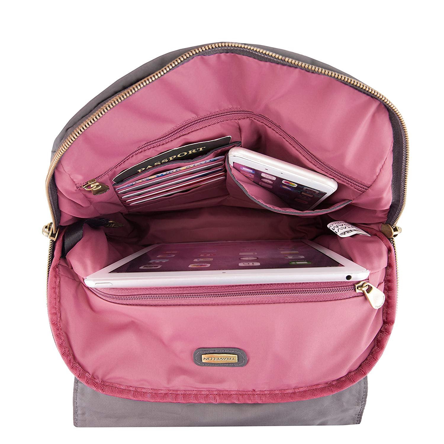 Travelon Anti Theft Signature Slim Backpack Travelon Anti-Theft Signature Slim Backpack main image 4