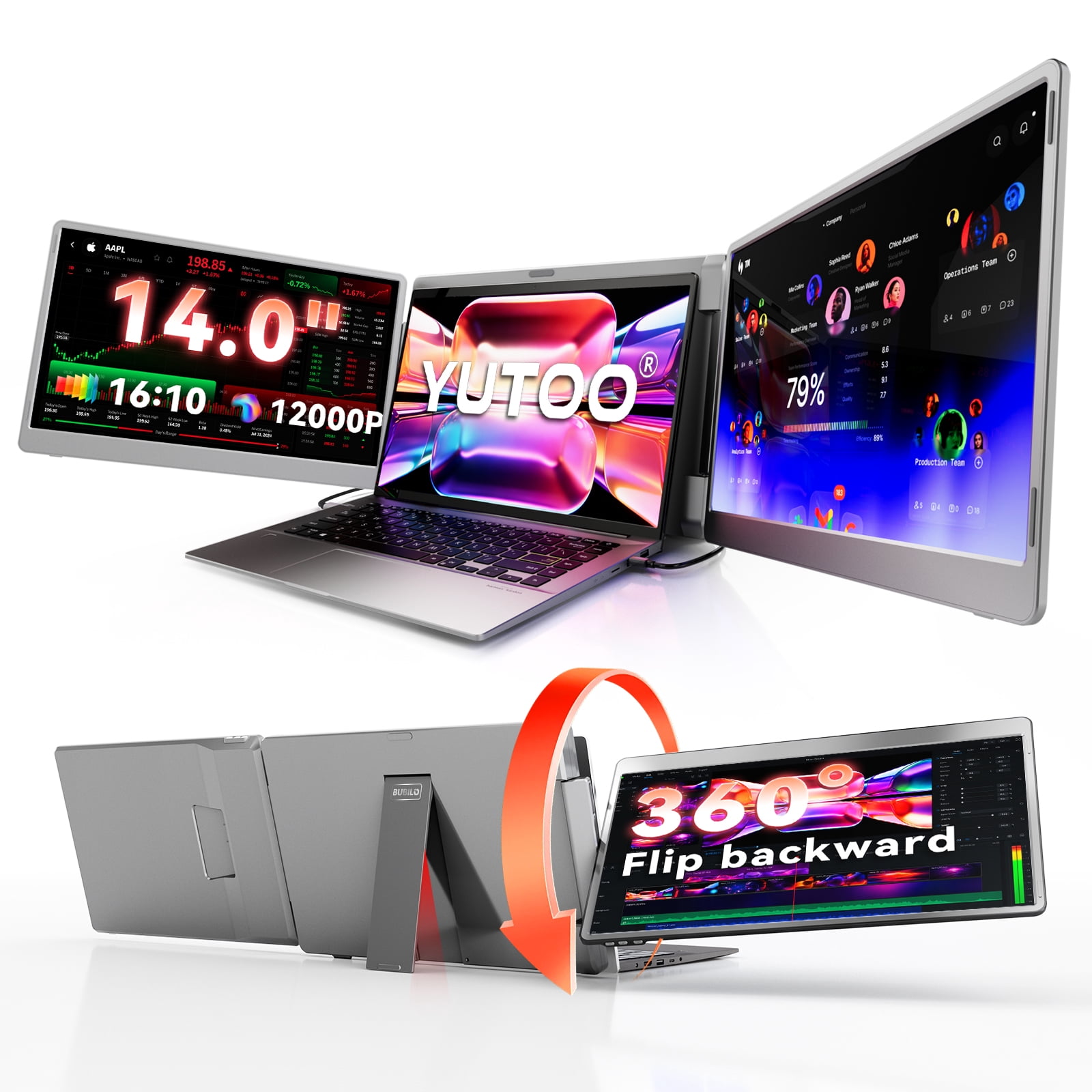 ★新品★UPER3 ECR Portable Monitor 本体 UPERFECT Z Triple Portable Monitor | 14