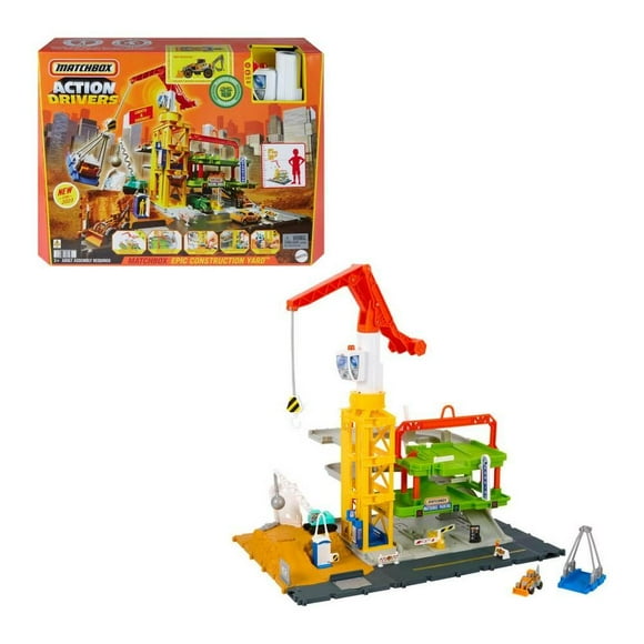 Set de Juego Matchbox Monster Trucks Acción con temática de Construcción