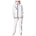 thumbnail image 1 of Ladies Lightweight Hooded Rain Poncho Coat Adjustable Drawstring Pockets - Breathable Windbreaker, 1 of 7