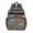 Dachshund Pattern Black Pattern, variant on Mixed Breed Dog and Floral Cute School Backpack Bag for School with Padded Back and Adjustable Shoulder Straps 15.25"x11.5"x5.25"