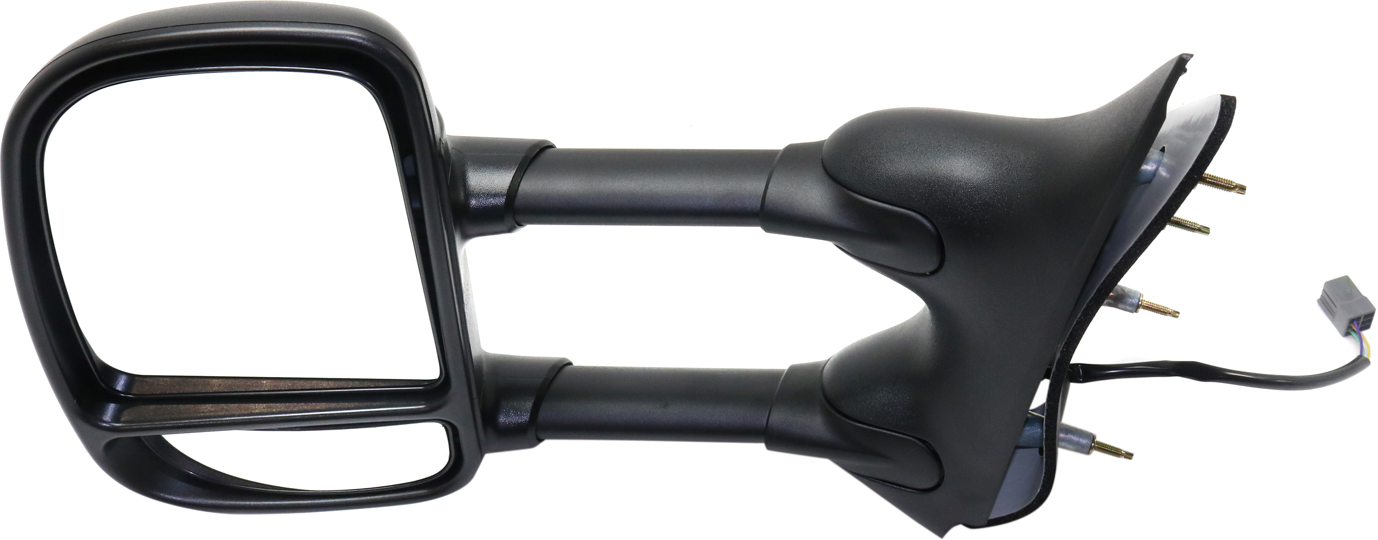 Kool Vue Towing Mirror Compatible With 2009-2014 Ford E-450 Super Duty E-350 Left Driver Side w/ Blind Spot Corner Glass Textured Black