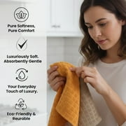 Dish Towels for Kitchen – 12 Pack, 100% Cotton Kitchen Towels Set, Dish Cloths for Washing Dishes, 15 x 25 Inches