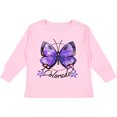 thumbnail image 3 of Inktastic Colorado State Butterfly and Flowers Boys or Girls Long Sleeve Toddler T-Shirt, 3 of 5