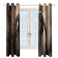 thumbnail image 3 of Vintage Western Cowboy Blackout Curtains for Bedroom Curtains Insulated Room Darkening Window Drapes for Living Room, 3 of 7