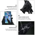 thumbnail image 3 of GOOHOCHY 1 par de guantes de ciclismo, guantes de invierno, guantes de entrenamiento transpirables para ciclismo., 3 of 8