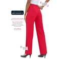 thumbnail image 2 of Roaman's Women's Plus Size Petite Classic Bend Over Pant, 2 of 6