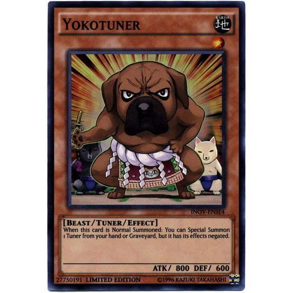 YuGiOh Invasion: Vengeance Special Edition Super Rare Yokotuner INOV-ENSE4