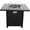 Black#3, variant on Tabletop Heater, 30" Powdercoated Metal Fire Pit, Grey Patio Heater,Steel Outdoor Heater For Deck, Garden & Outdoor Heating
