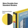 thumbnail image 4 of Staples Better 1-Inch D 3-Ring View Binder Yellow (19064) 827601, 4 of 7