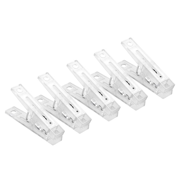 MasteelfCA 10 Pcs Pinces à Vêtements Multifonctionnelles Transparentes Blanches