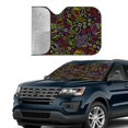 thumbnail image 2 of Yiaed Casino Icons Print Car Windshield Sunshade Front Auto Car Front Window Sun Shade Foldable Sun Visor Shield Cover Auto Accessories for Sedan SUV Truck-Small, 2 of 5