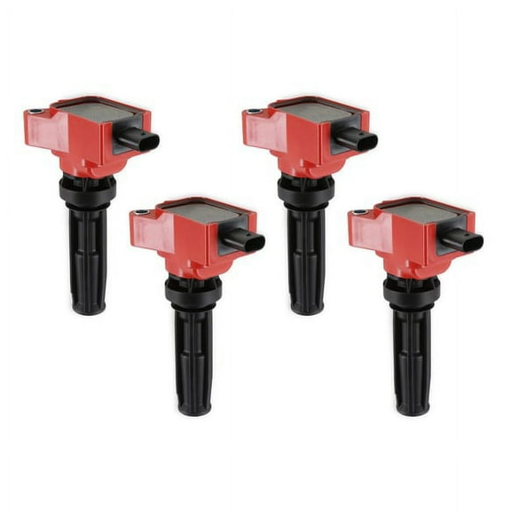 MSD 825964 Ignition Coil - Red - Set of 4
