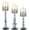 Silver, variant on Candle Holders for Pillar Candles Set of 3 Gold Vintage Tall Candle Holders Decorative Large Table Centerpieces Candle Stand Decor
