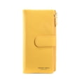 thumbnail image 3 of Versión coreana de la cartera larga para mujer, bolso de mano, cartera con cremallera para múltiples tarjetas, bolso para teléfono móvil, 3 of 6