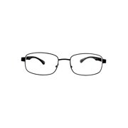 Optitek Blue Light Protection Reading Glasses for Computer - Black with Metal Rims