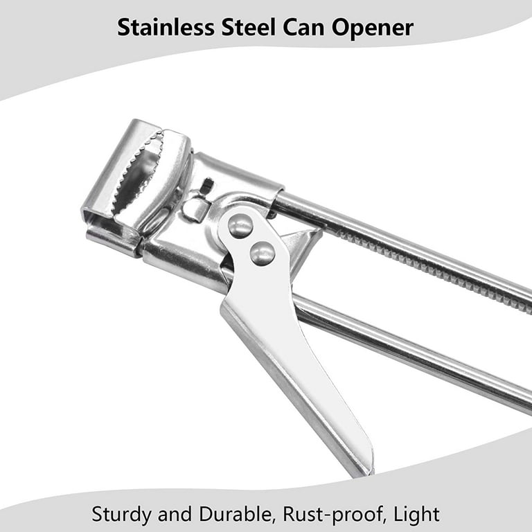 Kichwit Jar Opener Stainless Steel, Bottle Opener Keychain Included